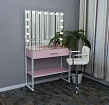 Гримерный стол для визажиста 110 розовый кварц