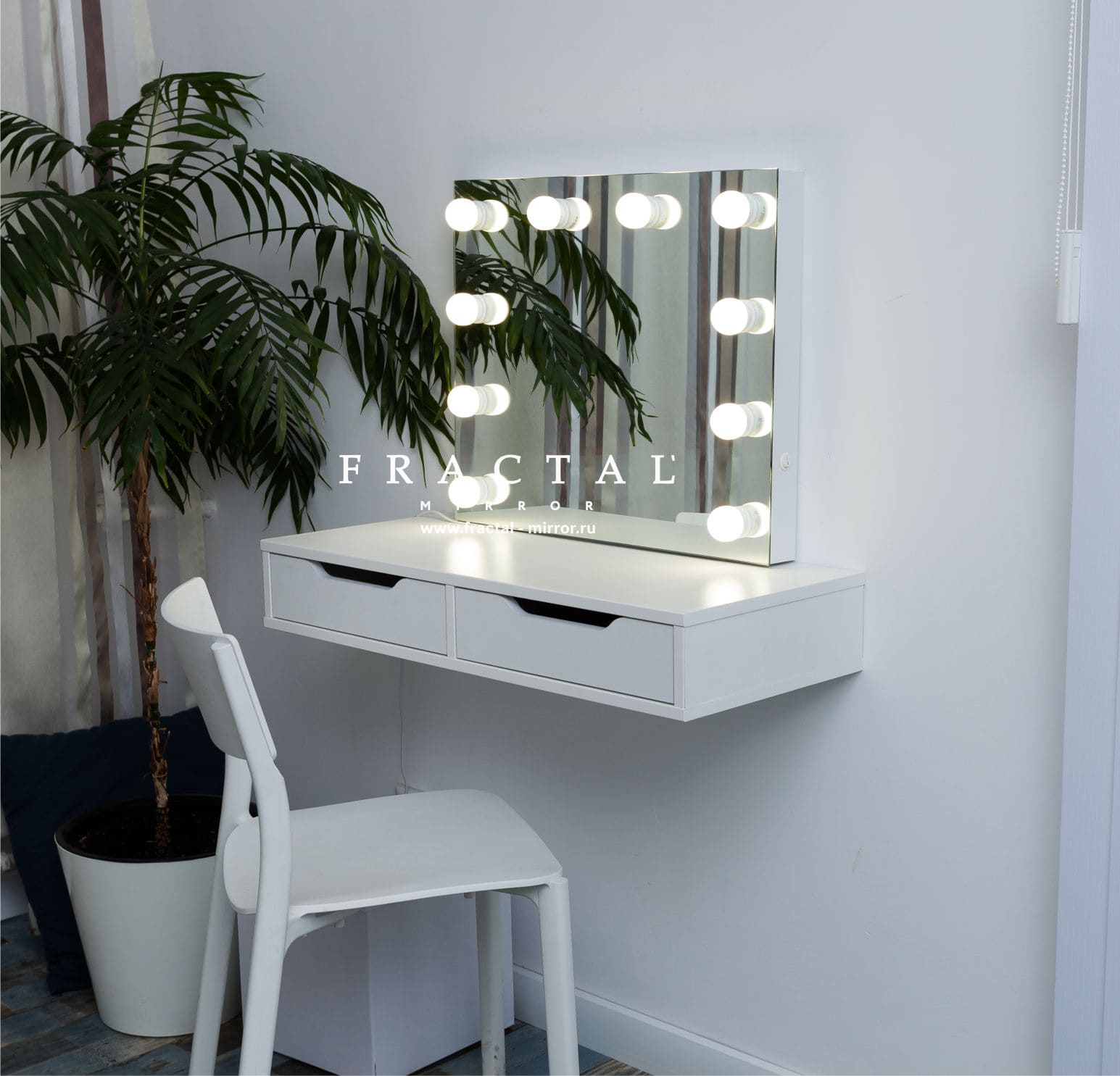 Гримёрный столик с зеркалом и подсветкой икеа