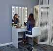 Туалетный столик с зеркалом 80 Lux Light