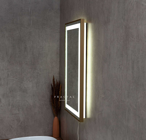 зеркало с подсветкой в алюминиевой раме Alu8 + Ambilight