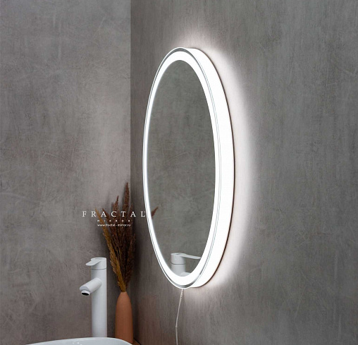 Круглое зеркало с подсветкой Monica+Ambilight