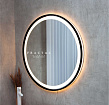 Круглое зеркало с подсветкой в раме F2 + Ambilight