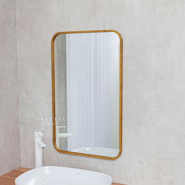 Прямоугольное зеркало в раме F2 Verona Gold