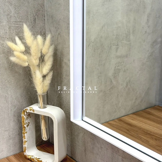 Прямоугольное зеркало с подсветкой line в раме Well 40